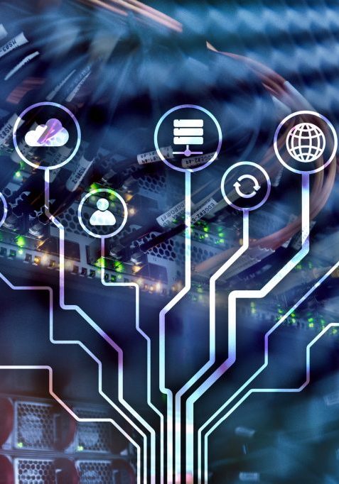 IOT, Internet of things, telecommunication concept.
